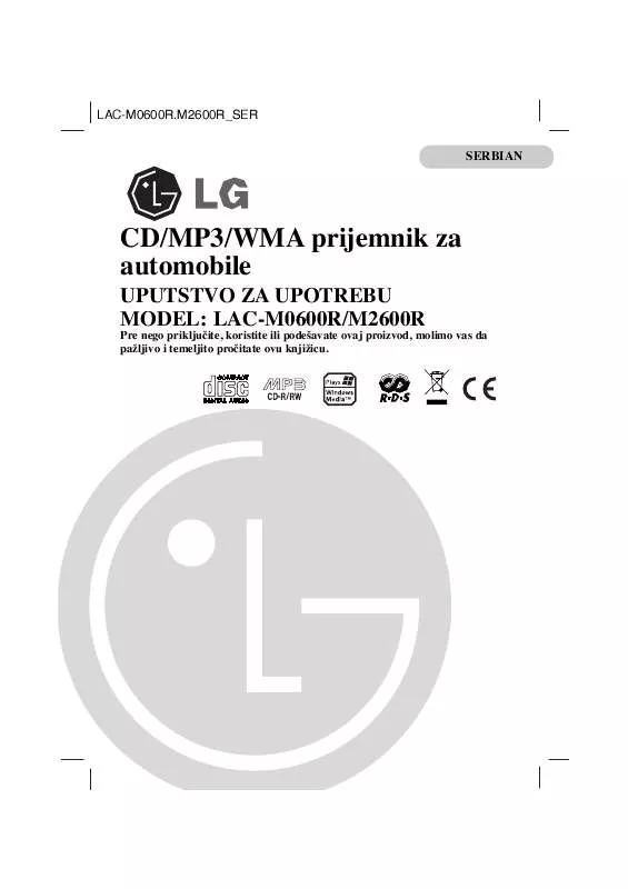 Mode d'emploi LG LAC-M0600R
