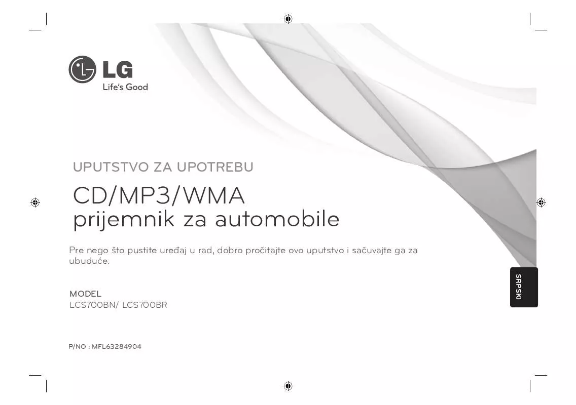 Mode d'emploi LG LCS700BR