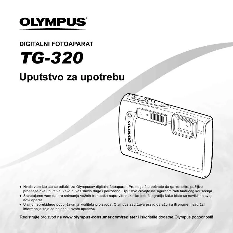 Mode d'emploi OLYMPUS TG-320