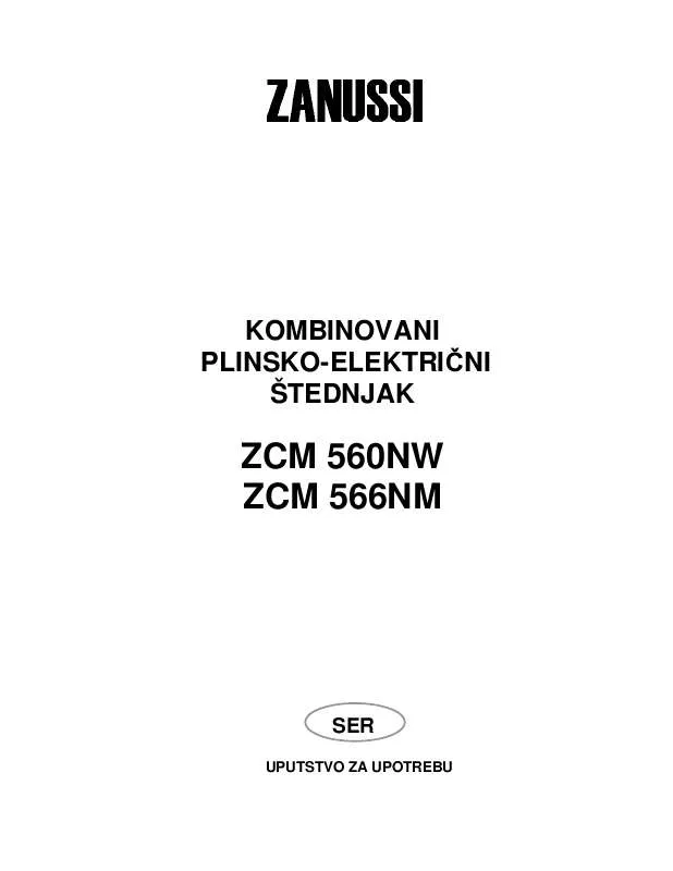 Mode d'emploi ZANUSSI ZCM560NW