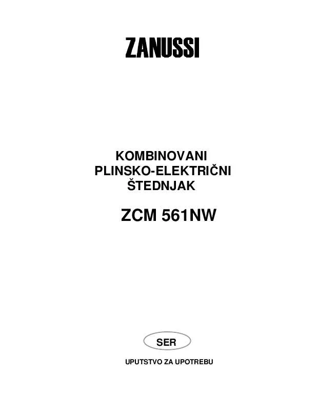 Mode d'emploi ZANUSSI ZCM561NW