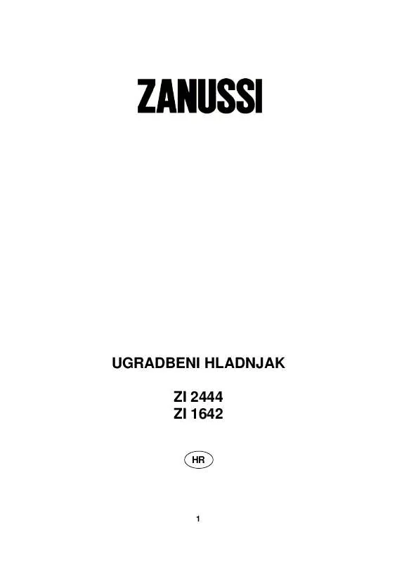 Mode d'emploi ZANUSSI ZI2444