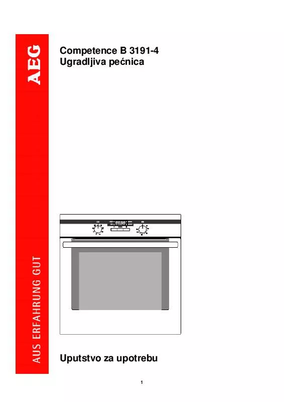 Mode d'emploi AEG-ELECTROLUX B3191-4-M R05