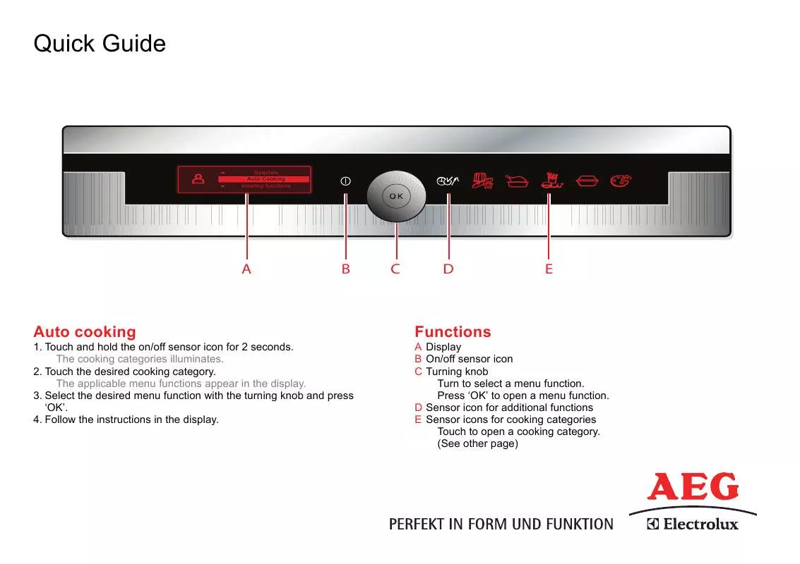 Mode d'emploi AEG-ELECTROLUX B9878-5-M