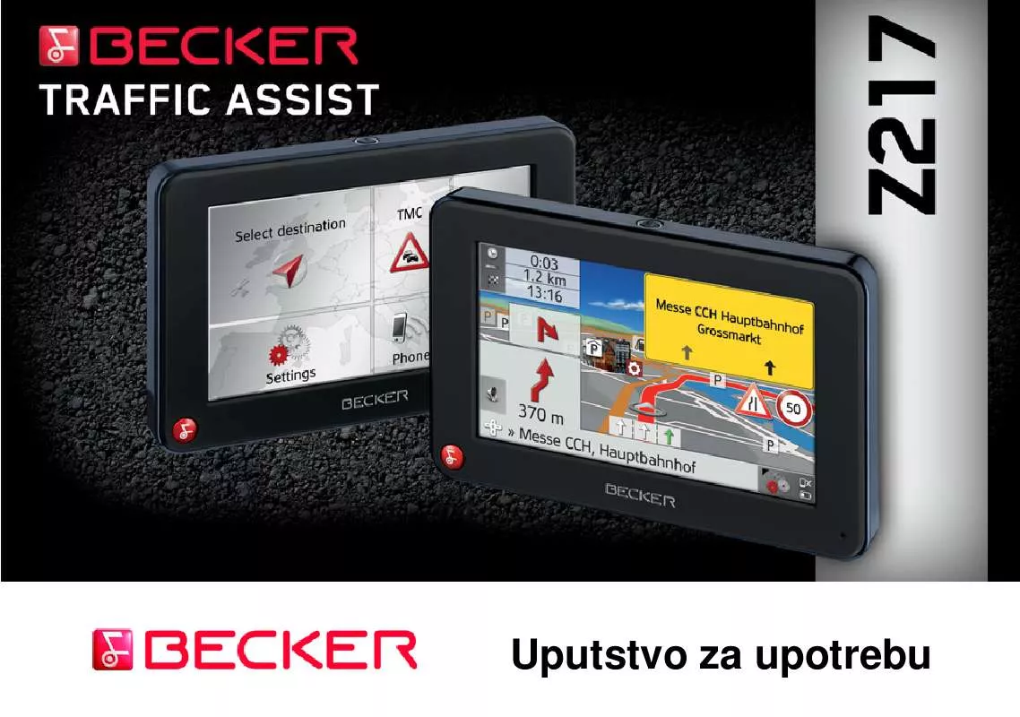 Mode d'emploi BECKER TRAFFIC ASSIST Z217