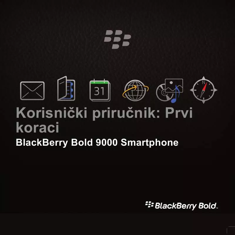 Mode d'emploi BLACKBERRY BOLD 9000