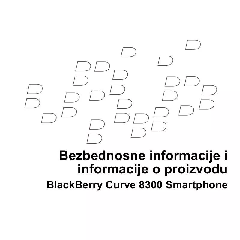 Mode d'emploi BLACKBERRY CURVE 8300