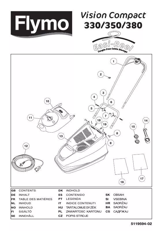 Mode d'emploi FLYMO VISION COMPACT 380