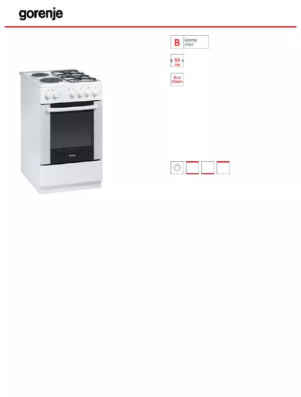 Mode d'emploi GORENJE K51101IW