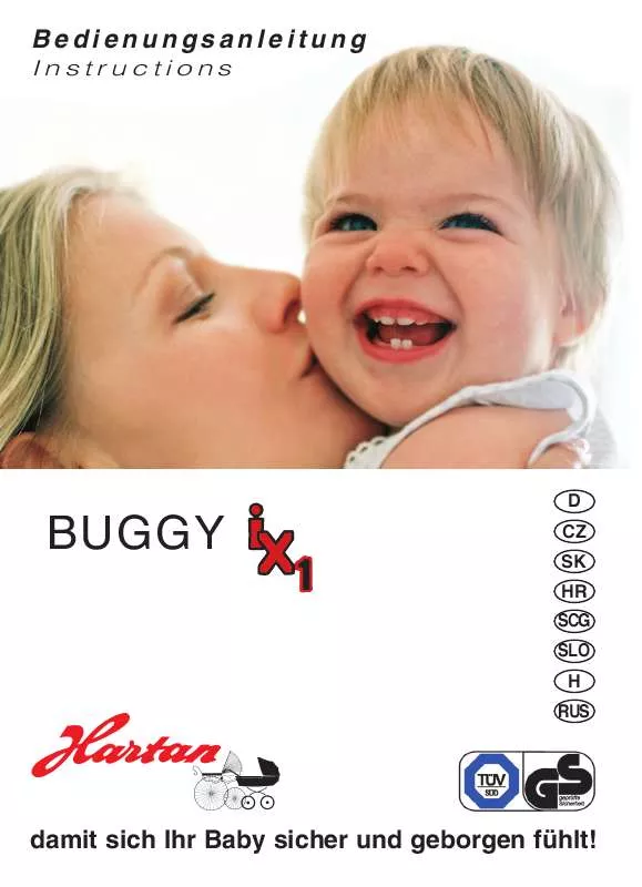 Mode d'emploi HARTAN BUGGY IX1