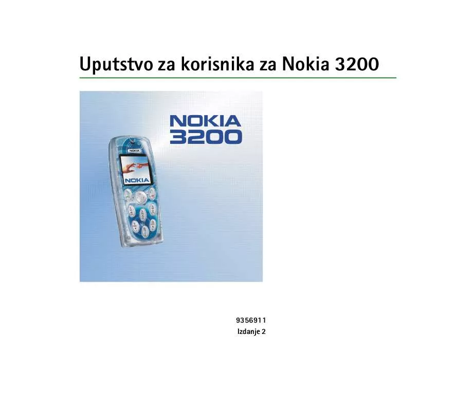 Mode d'emploi NOKIA 3200