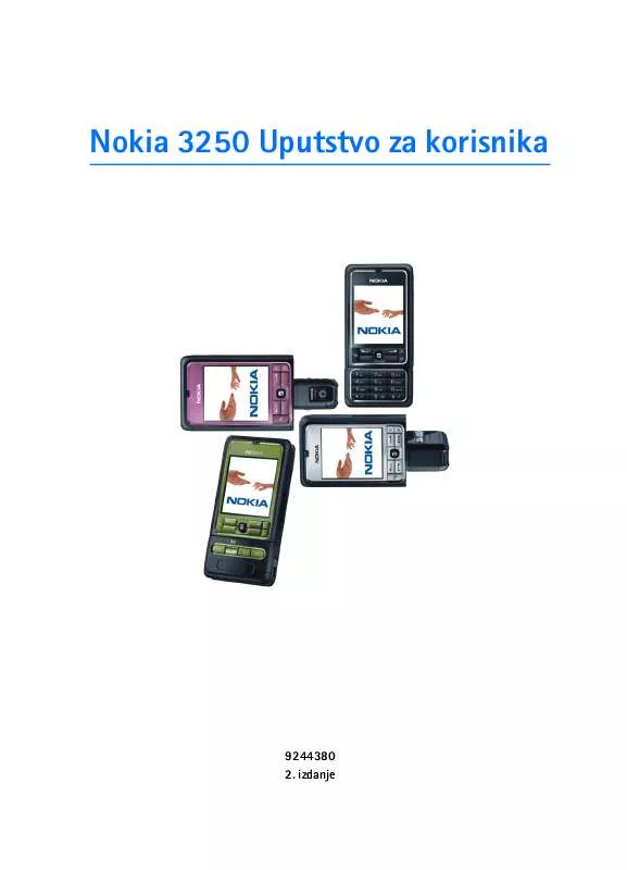 Mode d'emploi NOKIA 3250