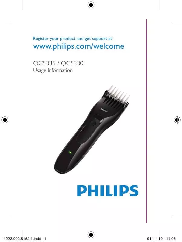 Mode d'emploi PHILIPS QC-5330