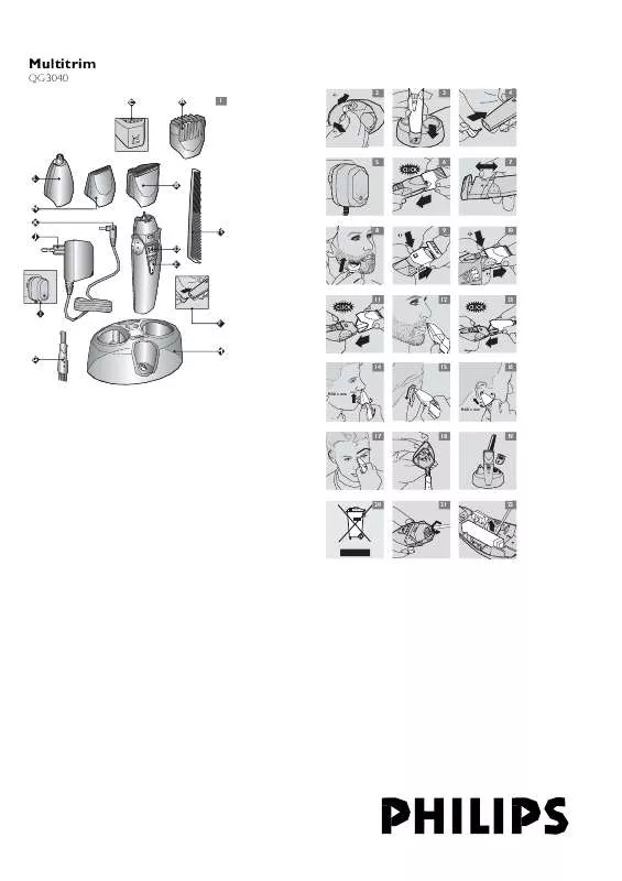 Mode d'emploi PHILIPS QG3040