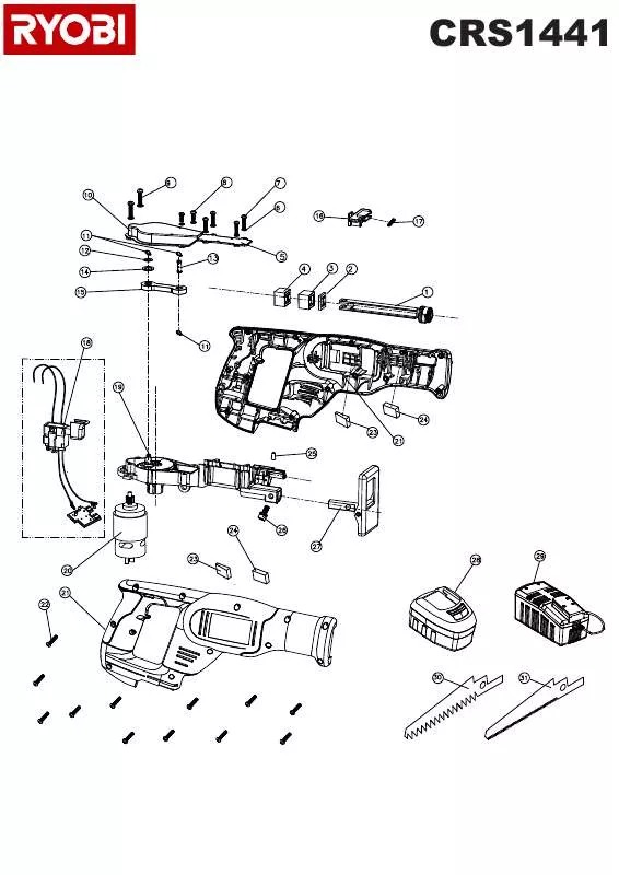 Mode d'emploi RYOBI CRS1441