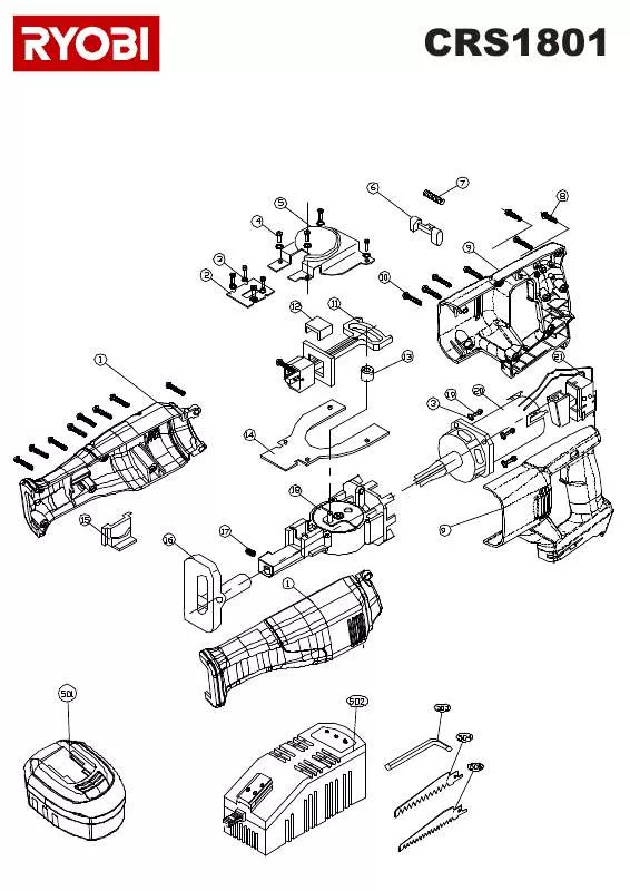 Mode d'emploi RYOBI CRS1801