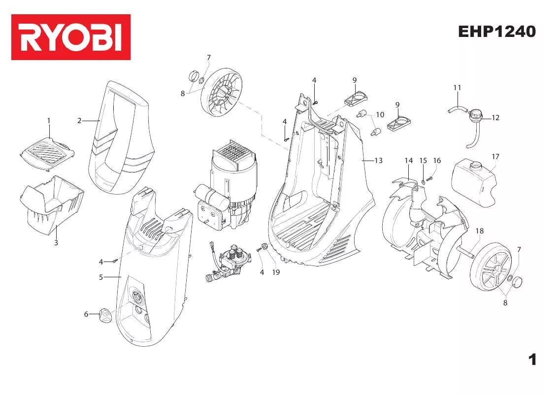 Mode d'emploi RYOBI EHP1240