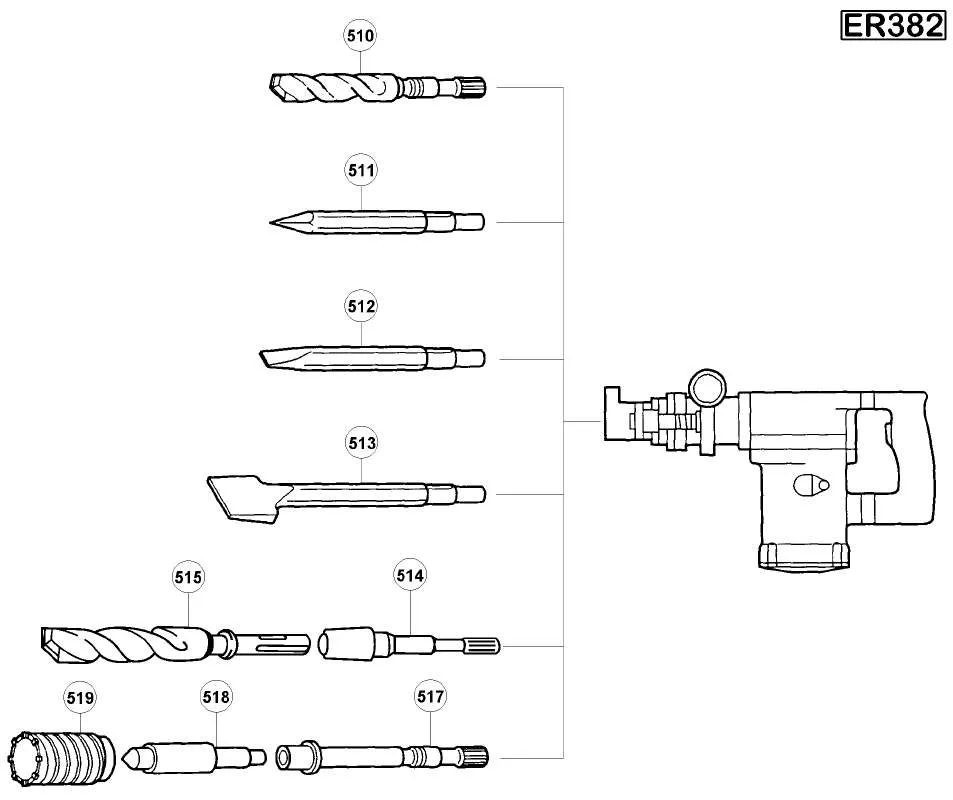 Mode d'emploi RYOBI ER382