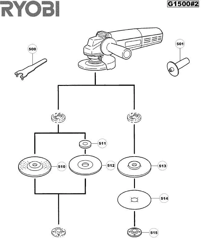 Mode d'emploi RYOBI G1500-2