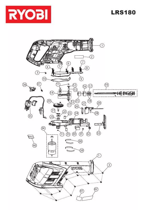 Mode d'emploi RYOBI LRS180