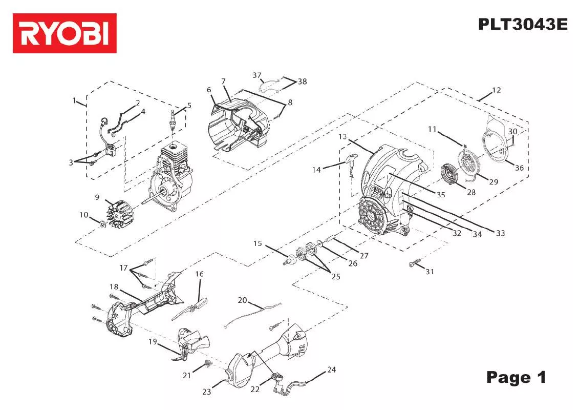 Mode d'emploi RYOBI PLT3043E