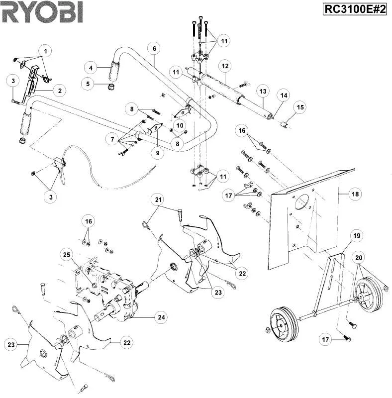 Mode d'emploi RYOBI RC3100E-2