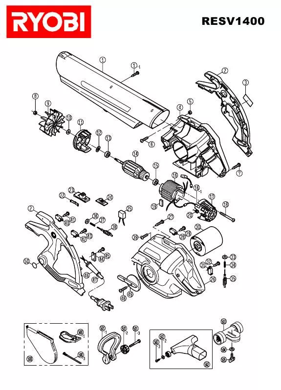 Mode d'emploi RYOBI RESV1400