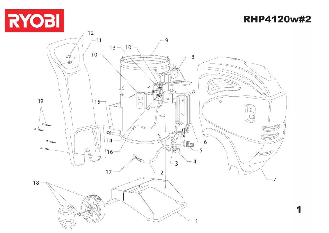 Mode d'emploi RYOBI RHP4120W-2