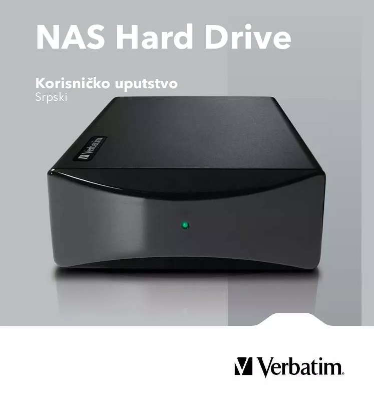 Mode d'emploi VERBATIM NAS HARD DRIVE