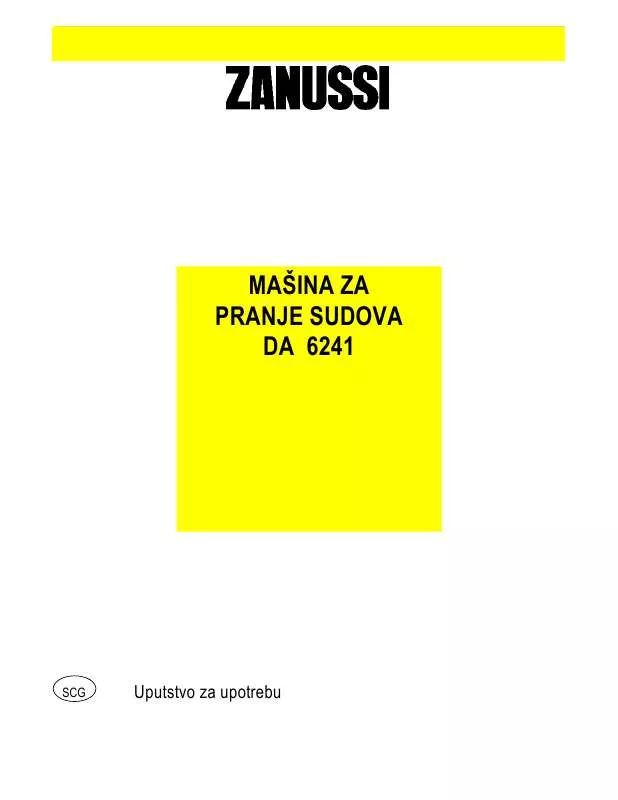 Mode d'emploi ZANUSSI DA6241