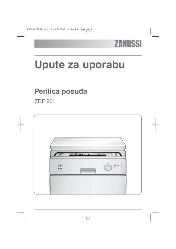 Mode d'emploi ZANUSSI ZDF201